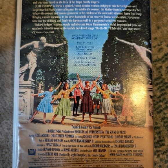 1993 Sound of Music VHS Tape - Picture 3 of 6
